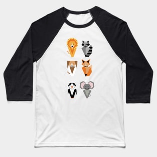 Little Origami Animals Baseball T-Shirt